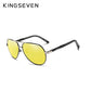 KINGSEVEN nouvelle mode hommes lunettes de soleil de haute qualité en aluminium de luxe rétro fonctionnel lunettes femmes pilote accessoire lunettes