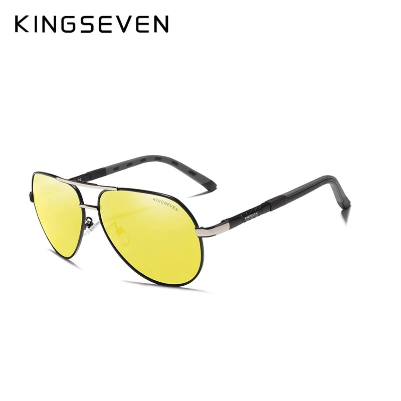 KINGSEVEN nouvelle mode hommes lunettes de soleil de haute qualité en aluminium de luxe rétro fonctionnel lunettes femmes pilote accessoire lunettes