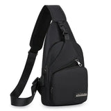 Sac de poitrine pour hommes, sac à bandoulière asymétrique, grande capacité, Sports de plein air, loisirs, mode, petit sac à bandoulière, sac à dos pour hommes