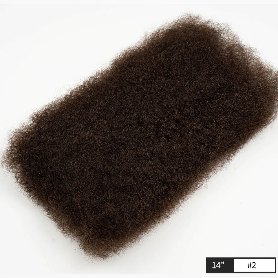 Cheveux brésiliens Remy Afro crépus bouclés en vrac cheveux humains pour tressage DreadLock 50 g/pc extensions de cheveux serrures naturelles Crochet torsion