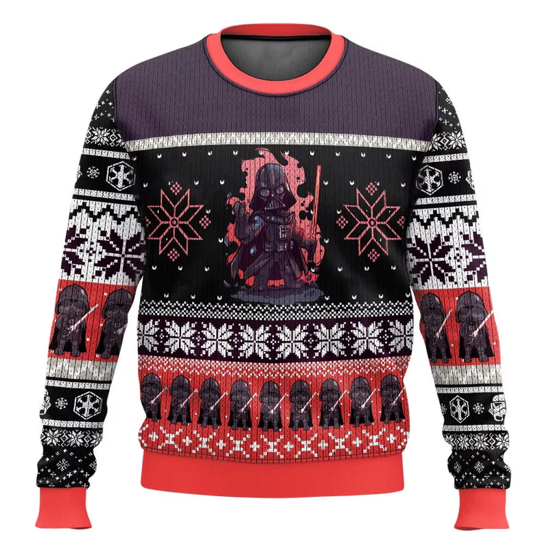 Joyeux Sith-Mas Dark Vador 2025 Pull Christmas Hoodie Front View