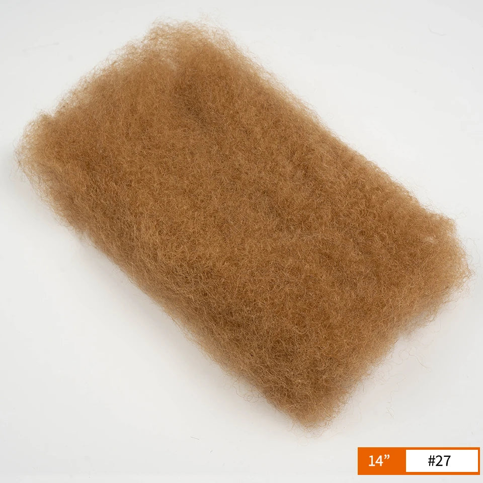 Cheveux brésiliens Remy Afro crépus bouclés en vrac cheveux humains pour tressage DreadLock 50 g/pc extensions de cheveux serrures naturelles Crochet torsion