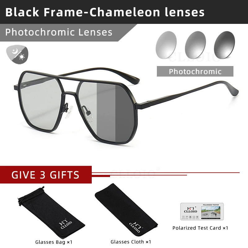 Lunettes de conduite anti-éblouissement photochromiques