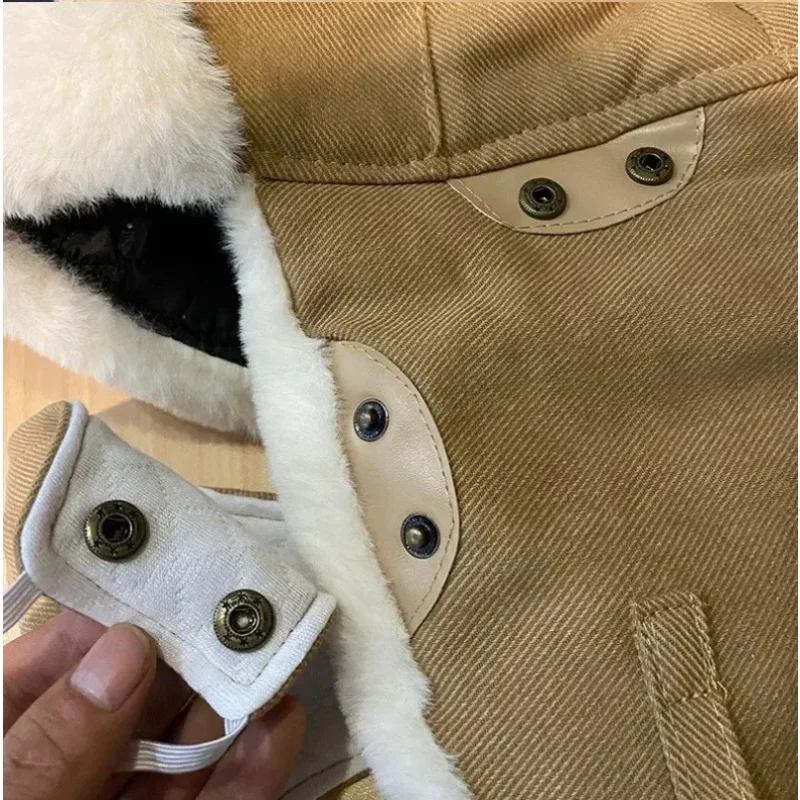 Chapeau chaud coupe-vent et froid pour hommes et femmes, automne et hiver, Protection des oreilles pour l'équitation en plein air, sac épais, chapeau de tête
