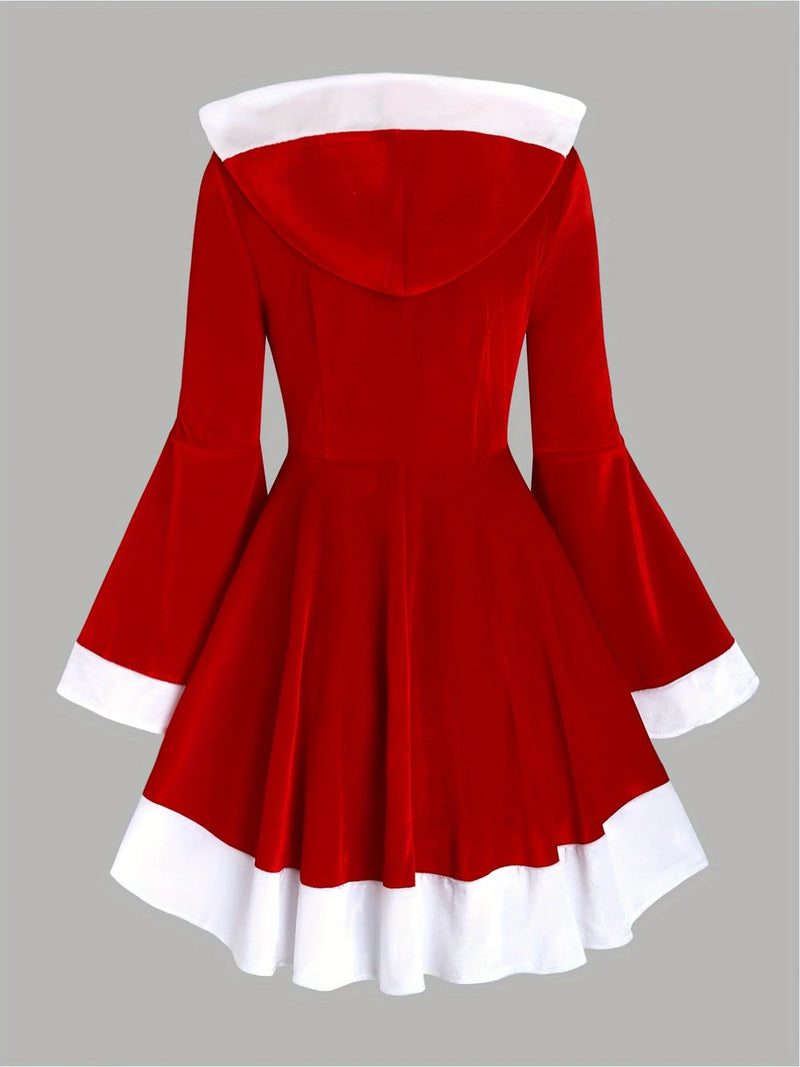 Robe de Noël femme festive hiver