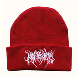 Bonnets Gothiques pour Homme et Femme, Gothique, Punk, Garde au Chaud, 100% Coton, à la Mode, Collection Hiver