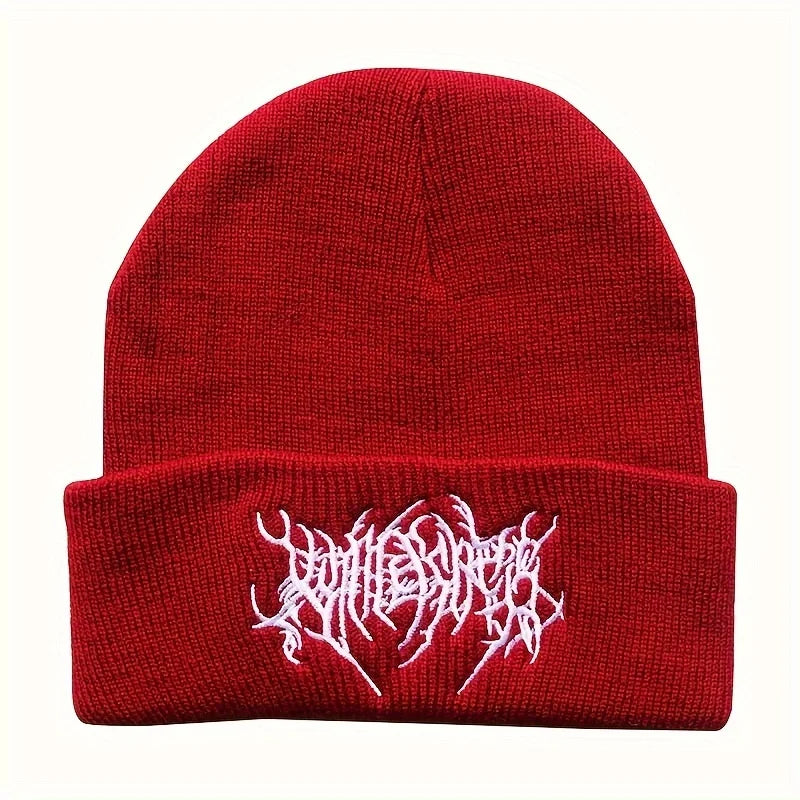 Bonnets Gothiques pour Homme et Femme, Gothique, Punk, Garde au Chaud, 100% Coton, à la Mode, Collection Hiver