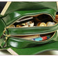 Sacs à main en cuir véritable motif Crocodile pour femmes d'âge moyen, sacoche à bandoulière multicouche, grands sacs