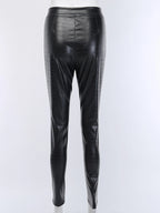 Pantalon en cuir noir taille haute pour femme | Leggings noirs en PU sexy pour femme | Pantalon en cuir style Y2K streetwear | Pantalon gothique en cuir pour femme | Pantalon PU taille haute à la mode | Pantalon en cuir sexy pour femme 2025 | Pantalon crayon en simili cuir noir | Pantalon en cuir streetwear pour femme | Leggings en cuir PU style Y2K | Pantalon en cuir style gothique décontracté