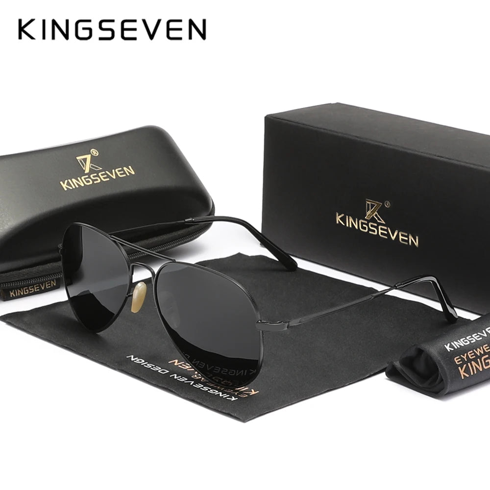 Lunettes de soleil KINGSEVEN pilote luxe