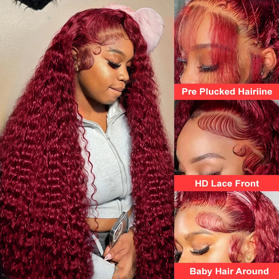 Perruque 99J ondulée profonde en cheveux humains | Perruque lace front 13x6 bordeaux 99J | Perruque 13x4 transparente deep wave 99J | Perruque brésilienne ondulée 99J | Perruque en dentelle 13x6 rouge bourgogne | Perruque water wave 99J cheveux humains | Perruque lace front bourgogne 13x4 | Perruque 99J deep wave naturelle | Perruque brésilienne 13x6 rouge foncé | Perruque 13x4 ondulée 99J colorée