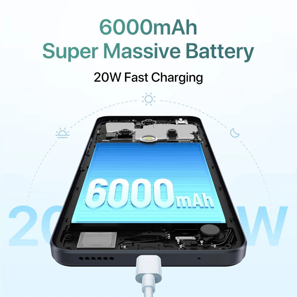 Smartphone UMIDIGI G100 | Téléphone Android 14 G100 | G100 écran 6,9" 120Hz | UMIDIGI G100 appareil photo 50MP | Téléphone G100 stockage 128 Go | UMIDIGI G100 double SIM | G100 avec support NFC | G100 batterie 6000mAh | Téléphone G100 charge rapide | Téléphone mobile UMIDIGI G100