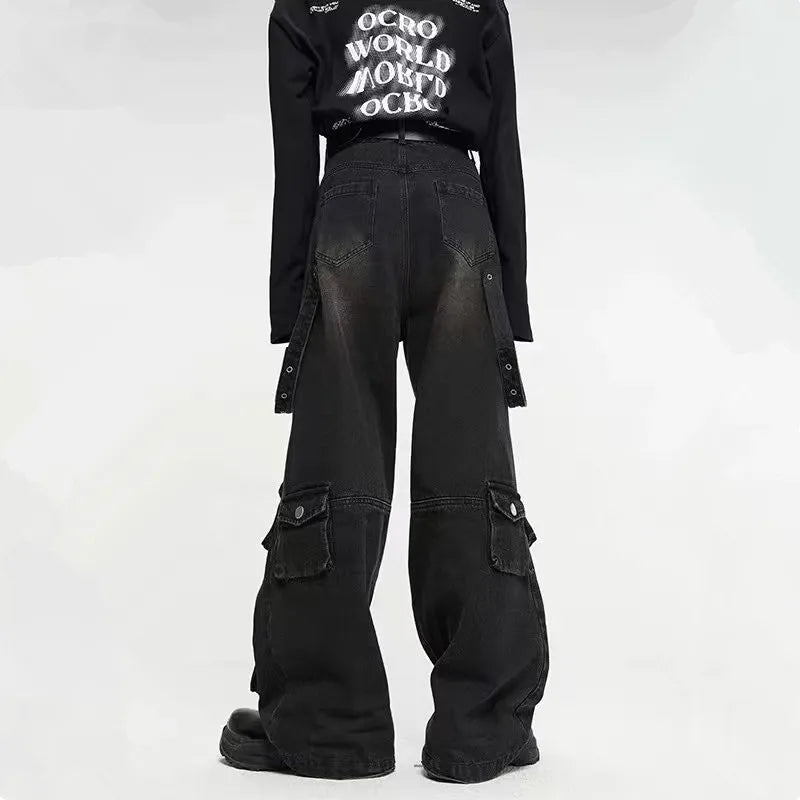 Jean cargo Y2K poches multiples | Pantalon baggy streetwear 2023 | Jean large vintage homme femme | Pantalon cargo denim oversize | Jean Y2K loose unisexe | Pantalon streetwear homme femme | Jean cargo décontracté vintage | Pantalon denim Y2K tendance | Jean ample avec poches cargo | Pantalon mode Y2K oversize