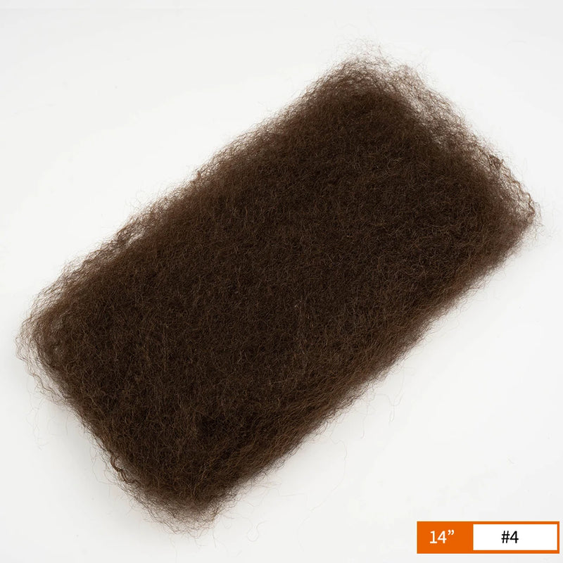 Cheveux brésiliens Remy Afro crépus bouclés en vrac cheveux humains pour tressage DreadLock 50 g/pc extensions de cheveux serrures naturelles Crochet torsion