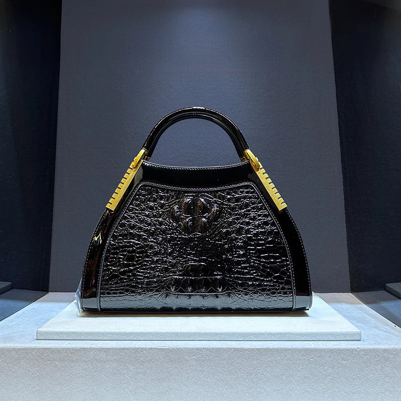 Sac à main imprimé crocodile Cirhide pour femme, Notification de marque de créateur de luxe, Haute qualité, Mode, Nouveau, Vente chaude