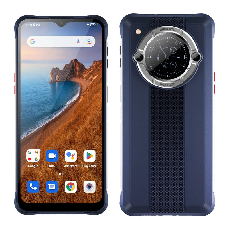 Ticktock E smartphone double écran | Ticktock E batterie 6000mAh | Ticktock E écran 6,5 pouces | Ticktock E Android 12 | Ticktock E 4GB 64GB | Ticktock E charge 20W | Unihertz Ticktock E déverrouillé | Ticktock E robuste et puissant | Ticktock E téléphone Android | Ticktock E rapide et durable