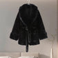 Robe mi-longue imprimée, Sexy, décolleté en v profond, plissée, Slim, manches mi-longues bouffantes, Robes de fête, vacances, été, taille haute, Robes de vacances