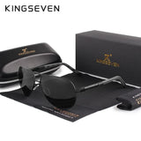 KINGSEVEN nouvelle mode hommes lunettes de soleil de haute qualité en aluminium de luxe rétro fonctionnel lunettes femmes pilote accessoire lunettes