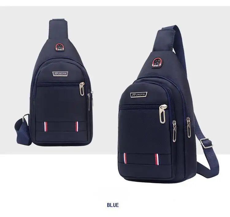 Sac de poitrine pour hommes, sac à bandoulière asymétrique, grande capacité, Sports de plein air, loisirs, mode, petit sac à bandoulière, sac à dos pour hommes