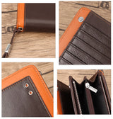 Portefeuille business cuir rétro | Portefeuille long cuir véritable | Portefeuille cuir grande capacité | Portefeuille zippé homme RFID | Portefeuille cuir anti-vol RFID | Sac à main cuir homme élégant | Portefeuille homme vintage cuir | Portefeuille cuir premium zippé | Portefeuille cuir homme sécurisé | Portefeuille cuir authentique homme


