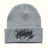 Bonnets Gothiques pour Homme et Femme, Gothique, Punk, Garde au Chaud, 100% Coton, à la Mode, Collection Hiver