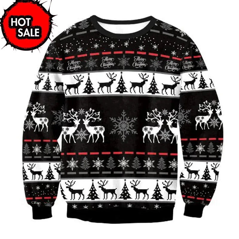 Pull de Noël drôle pour hommes motif Climax