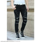 Jean skinny taille haute pour homme, pantalon en denim décontracté, jean droit, mode boyfriend, vêtements de rue de moto, printemps, été