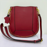 Sac à bandoulière noir riveté pour femmes, sac sous les bras, Design de luxe rétro pour dames, nouvelle collection 2025