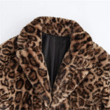 UNIZERA manteau femme veste à manches longues revers imprimé animal avec poches automne nouvelle veste manteau