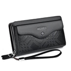 Portefeuille long homme | Grand portefeuille homme | Portefeuille luxe cartes | Portefeuille homme zippé | Sac homme porte-cartes | Pochette téléphone homme | Portefeuille élégant homme | Portefeuille multifonction | Portefeuille cuir PU homme | Portefeuille stylé homme