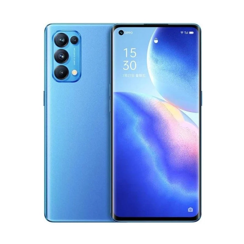 OPPO Reno 5 pro 5G smartphone firmware mondial 12GB 256GB 6.55 "64MP caméra quadruple dimension 1000 + téléphone utilisé