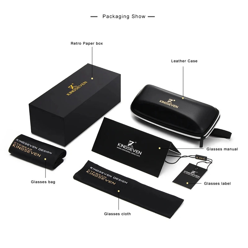 Lunettes de soleil KINGSEVEN UV400 polarisées