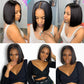 Perruque 4x4 closure Bob style