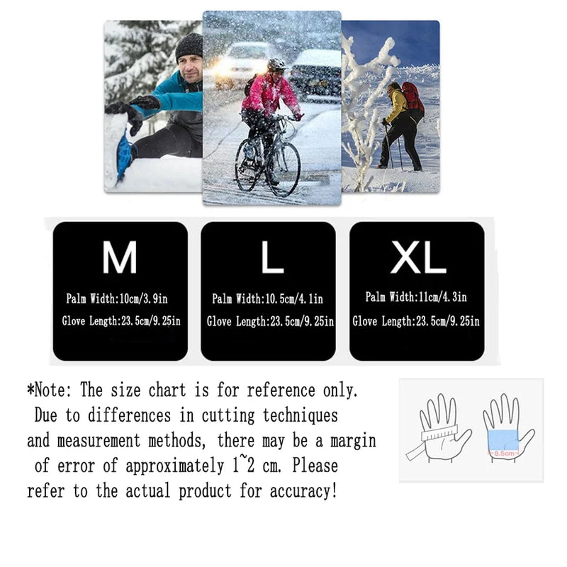 gants chauds d'hiver TRALOW imperméables