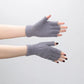 Gants de poignet en tricot sans doigts noir