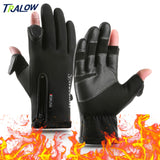 gants chauds d'hiver TRALOW pour cyclisme ski randonnée