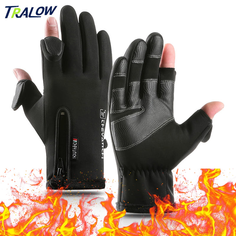 gants chauds d'hiver TRALOW pour cyclisme ski randonnée