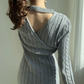 Robe tricot femme hiver | Robe moulante manches longues | Robe pull femme maxi | Robe vintage oversize femme | Robe longue hiver élégante | Robe tricotée soirée automne | Robe maxi col rond femme | Robe chaude moulante femme | Robe d’hiver chic femme | Robe longue tricot oversize