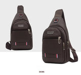 Sac de poitrine pour hommes, sac à bandoulière asymétrique, grande capacité, Sports de plein air, loisirs, mode, petit sac à bandoulière, sac à dos pour hommes