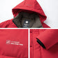 Parka d'hiver épaisse pour homme, manteau décontracté, coupe cintrée, imperméable, chaud, couleur unie, vêtements d'extérieur, manteau à capuche, nouvelle collection 2026