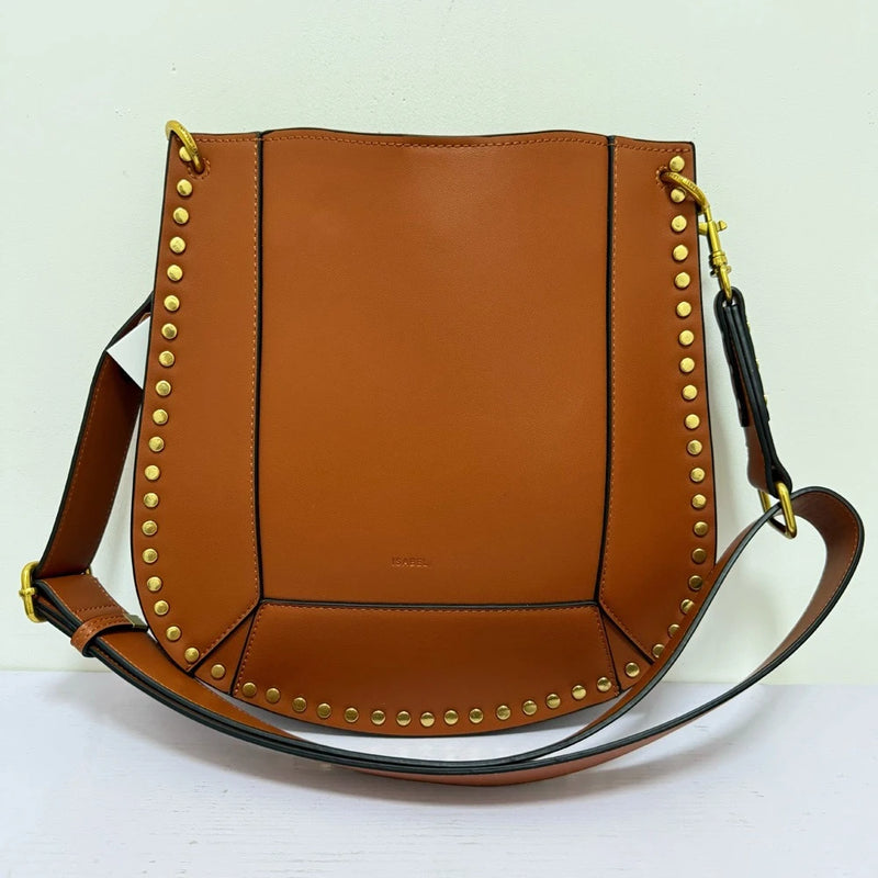 Sac à bandoulière noir riveté pour femmes, sac sous les bras, Design de luxe rétro pour dames, nouvelle collection 2025