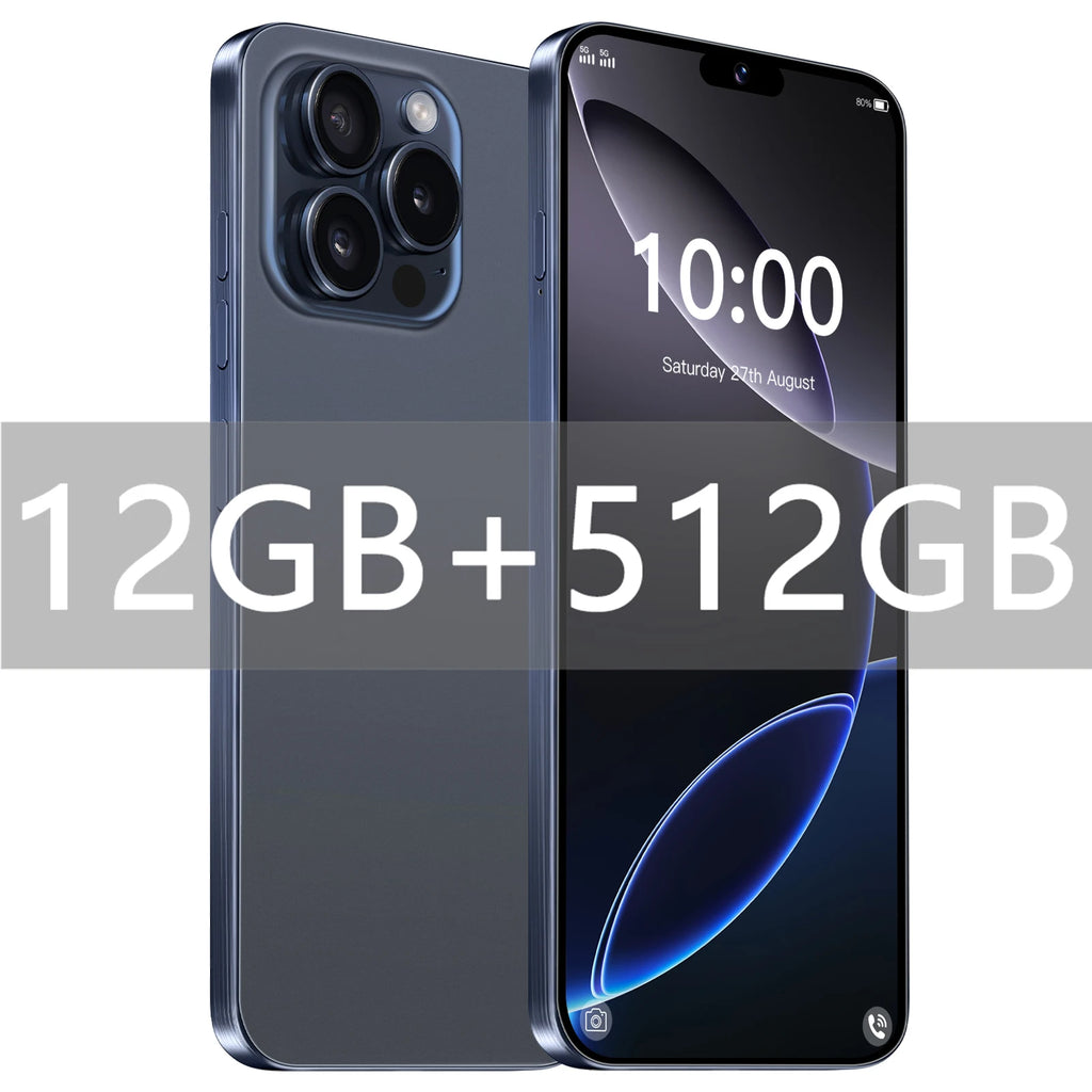 I16 Pro Max 2025 smartphone 7,3" | I16 Pro Max 22GB RAM + 2TB ROM | I16 Pro Max écran plein 5G | Smartphone I16 Pro Max 4G/5G déverrouillé | I16 Pro Max batterie 8000mAh ultra longue durée | I16 Pro Max téléphone mondial version globale | Mobile I16 Pro Max Android rapide | I16 Pro Max grand écran 7,3 pouces Full HD+ | I16 Pro Max téléphone 5G puissant et fluide | I16 Pro Max version 2025 moderne et élégante