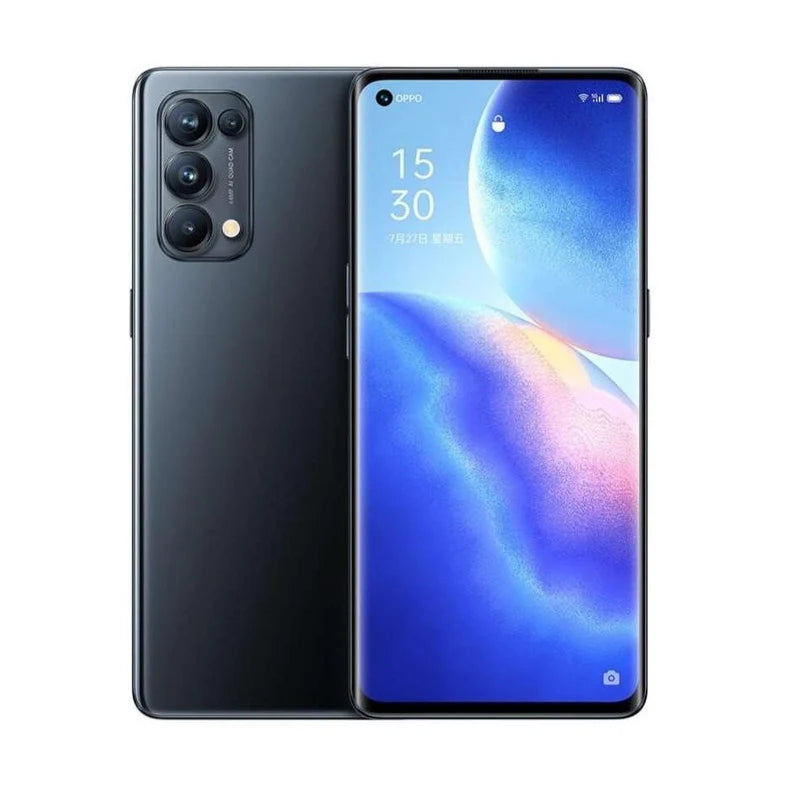 OPPO Reno 5 pro 5G smartphone firmware mondial 12GB 256GB 6.55 "64MP caméra quadruple dimension 1000 + téléphone utilisé