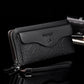 Portefeuille long homme | Grand portefeuille homme | Portefeuille luxe cartes | Portefeuille homme zippé | Sac homme porte-cartes | Pochette téléphone homme | Portefeuille élégant homme | Portefeuille multifonction | Portefeuille cuir PU homme | Portefeuille stylé homme