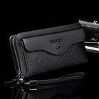 Portefeuille long homme | Grand portefeuille homme | Portefeuille luxe cartes | Portefeuille homme zippé | Sac homme porte-cartes | Pochette téléphone homme | Portefeuille élégant homme | Portefeuille multifonction | Portefeuille cuir PU homme | Portefeuille stylé homme
