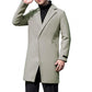 Manteau trench homme coréen | Veste homme hiver slim | Manteau long homme automne | Trench homme un bouton | Manteau élégant homme hiver | Veste coupe slim homme | Manteau homme style coréen | Trench épais homme hiver | Manteau long mode homme | Veste homme coupe moderne