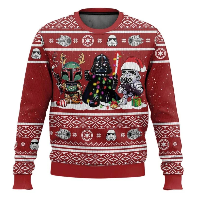 Joyeux Sith-Mas Dark Vador 2025 Pull Christmas Hoodie Front View