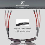 KINGSEVEN nouvelle mode hommes lunettes de soleil de haute qualité en aluminium de luxe rétro fonctionnel lunettes femmes pilote accessoire lunettes