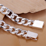 Bracelet homme argent S925 | Bracelet carré 10MM homme | Bracelet argent sterling mode | Bijou homme bracelet argent | Bracelet argent haut de gamme | Bracelet carré homme élégant | Bracelet mode homme 10MM | Bracelet argent cadeau homme | Bijou bracelet argent 925 | Bracelet homme gemme carrée
