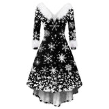  Robe d’hiver de Noël femme style décontracté